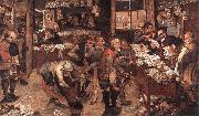 BRUEGHEL, Pieter the Younger Village Lawyer fg painting